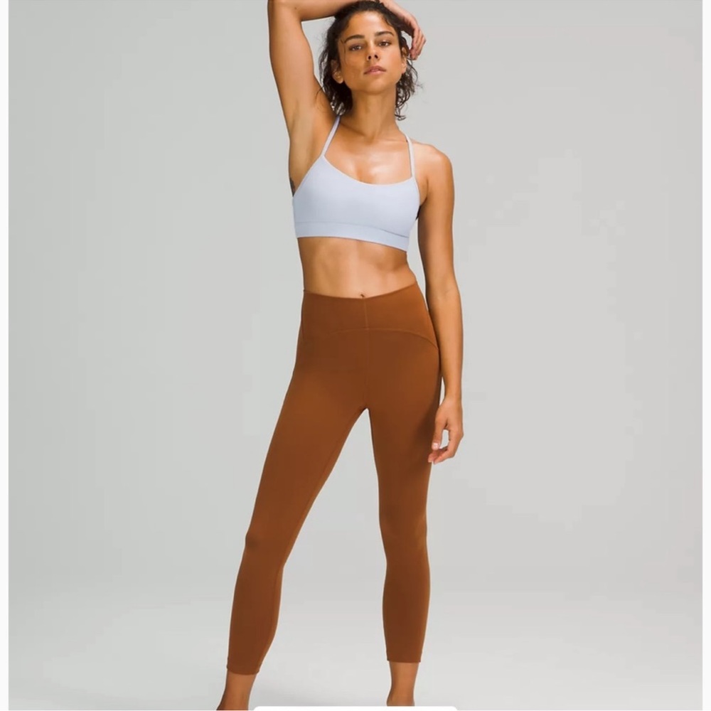 Lululemon instill high rise leggings copper size 8
